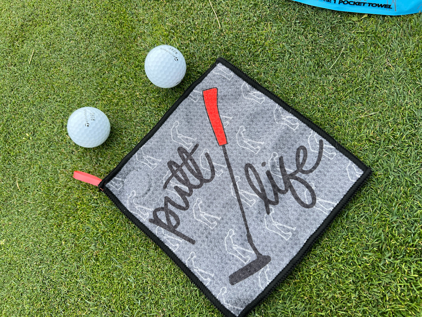 Pocket Towel - Putt Life Script