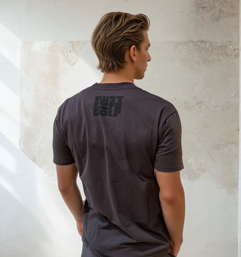 Stylish graphic tee shirt putter texas wedge golf club shaped design 100 percent premium cotton fashion merch