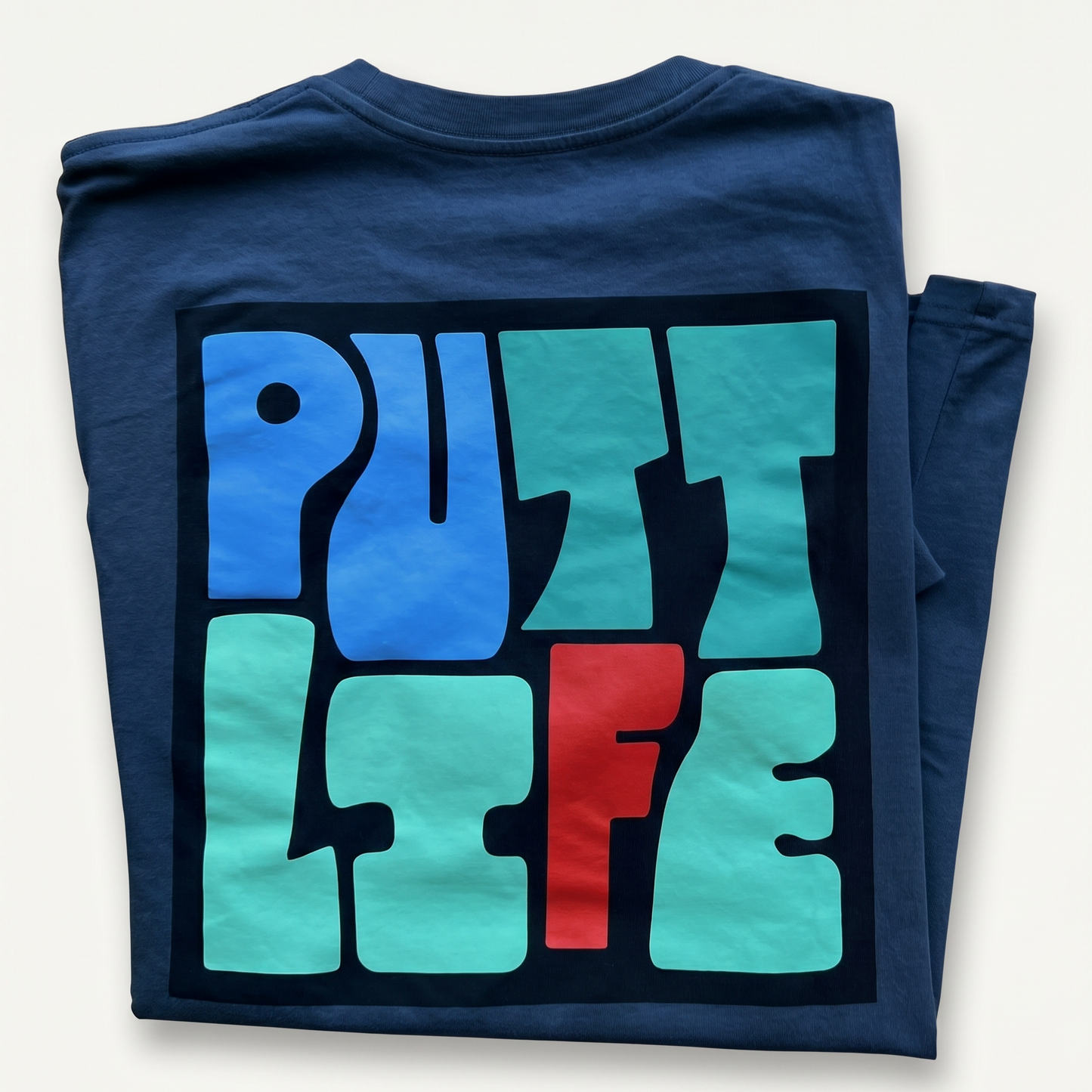 Happy Putting Tee NAVY BLUE