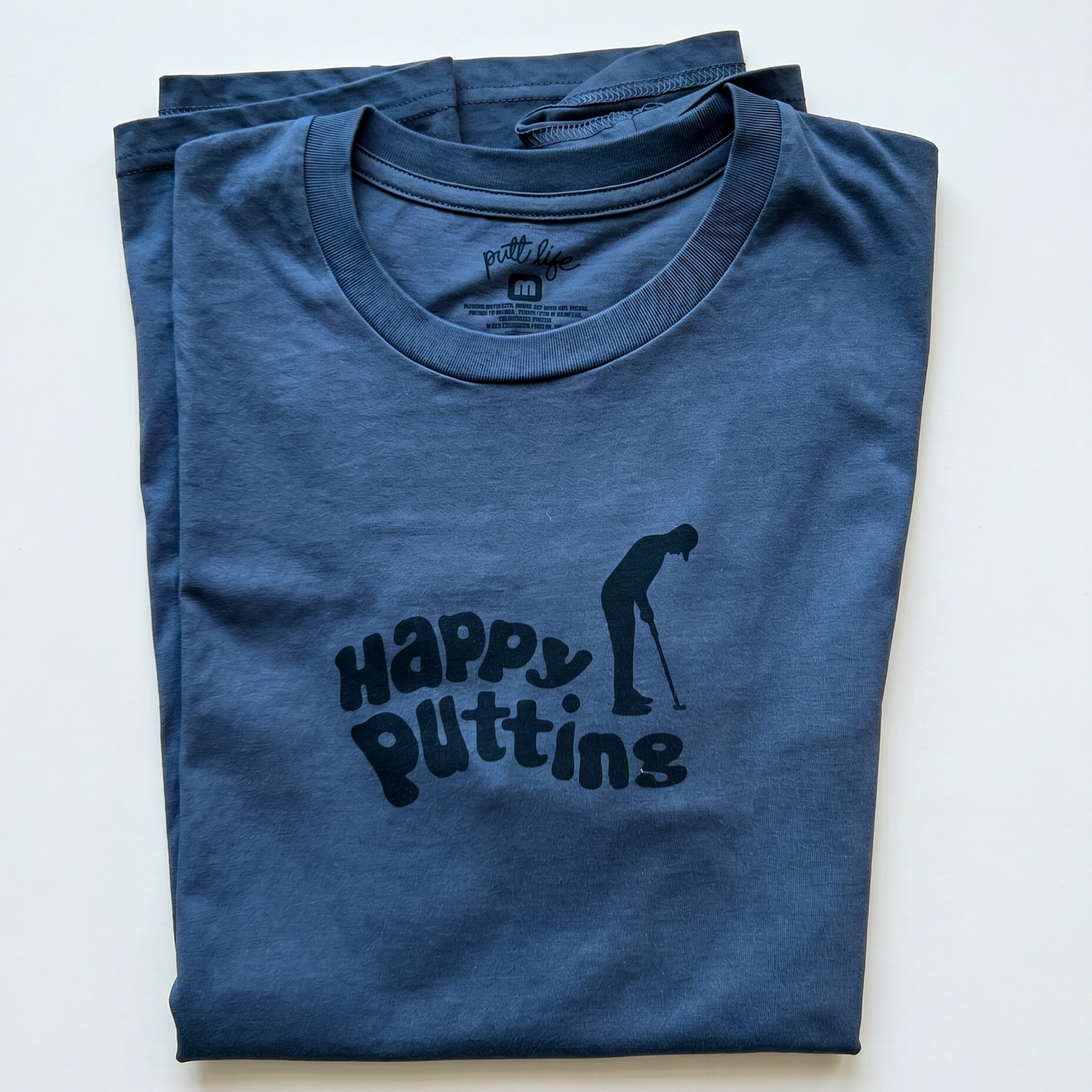 Happy Putting Tee NAVY BLUE