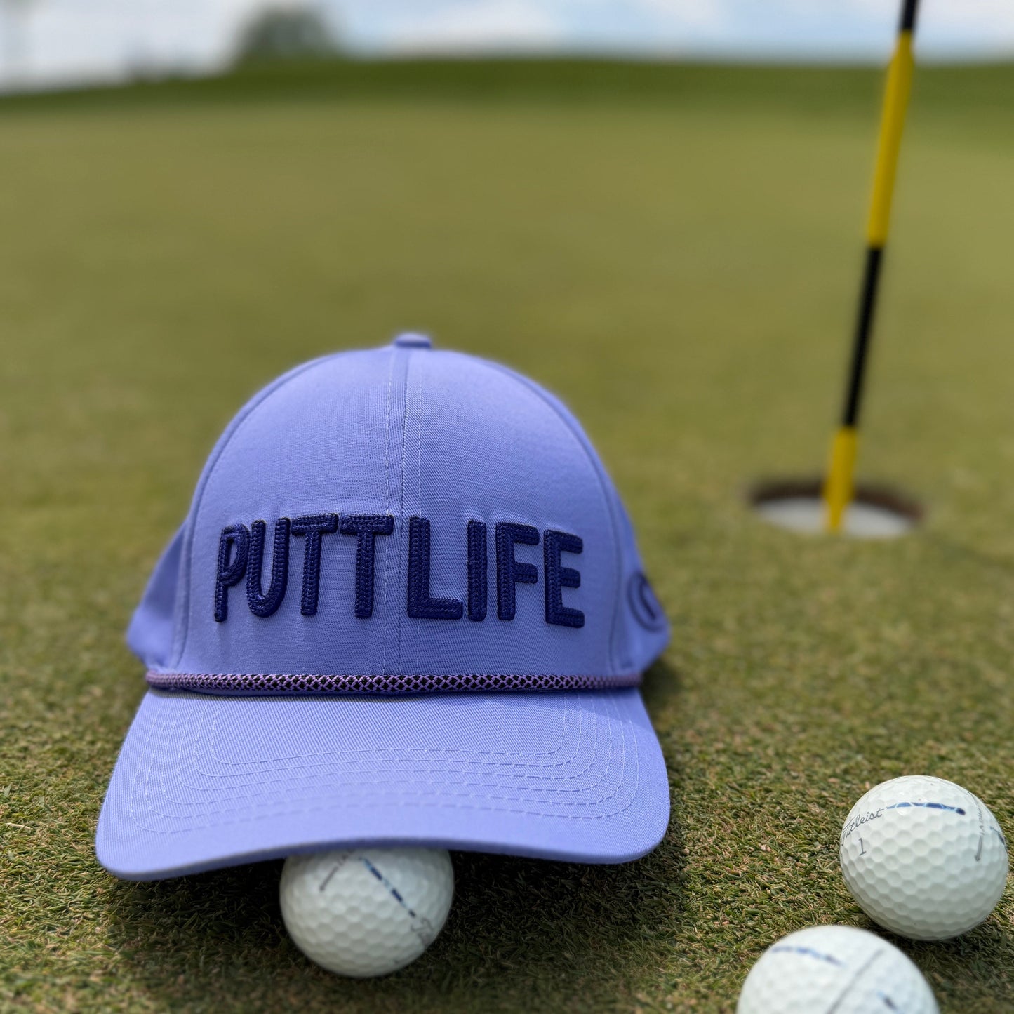 PUTT LIFE Rope Hat PURPLE